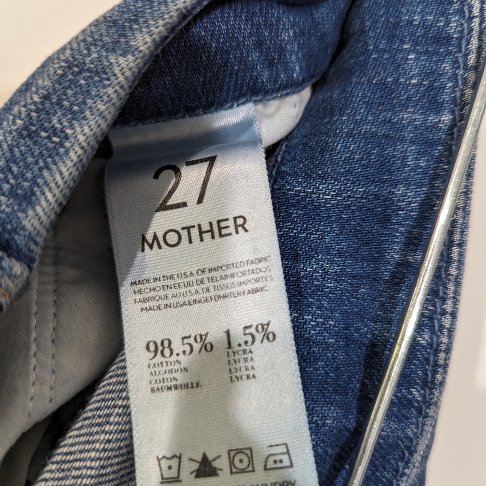 MOTHER The Looker Mid Rise Ankle Jeans - Rancho Diablo - Picture 6 of 7